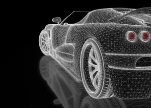 3D Modell eines Autos