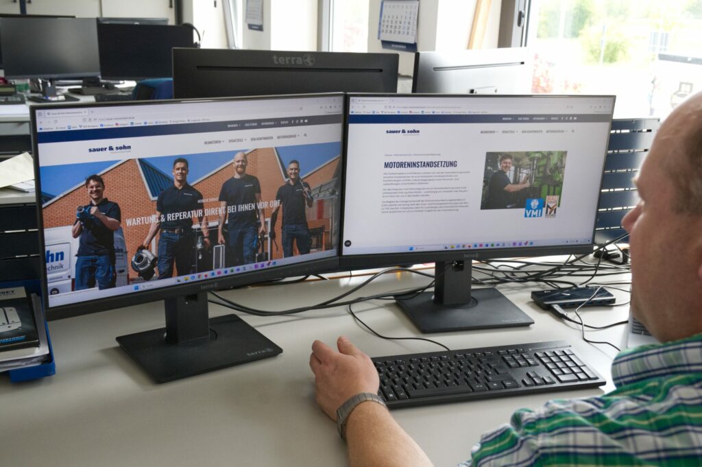 Website im neuen Design